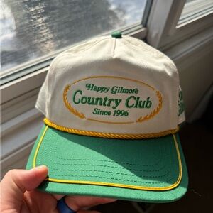 Happy Gilmore Country Club Cap - Green and White